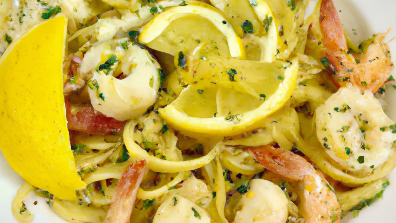 Delicious Lemon Garlic Shrimp Pasta