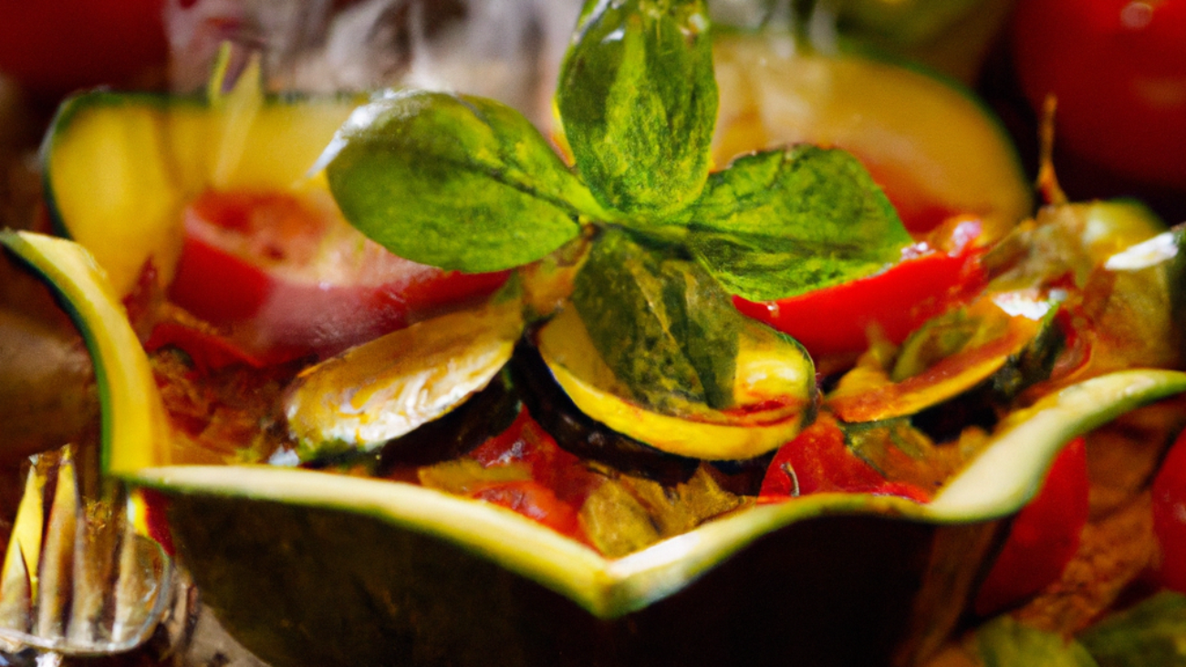 Fresh Garden Bounty: Zucchini and Tomato Stew