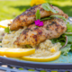 Mediterranean Delight: Grilled Lemon Herb Chicken with Couscous Salad