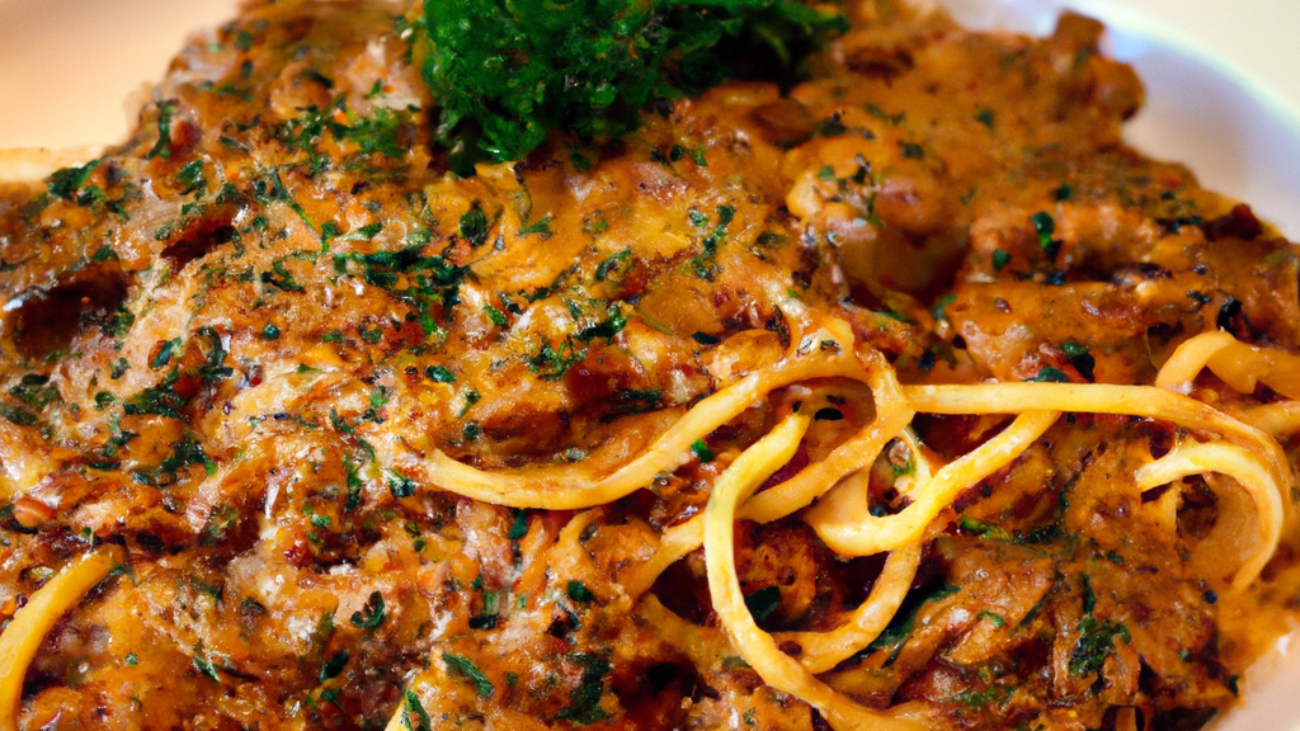 Mushroom Bolognese