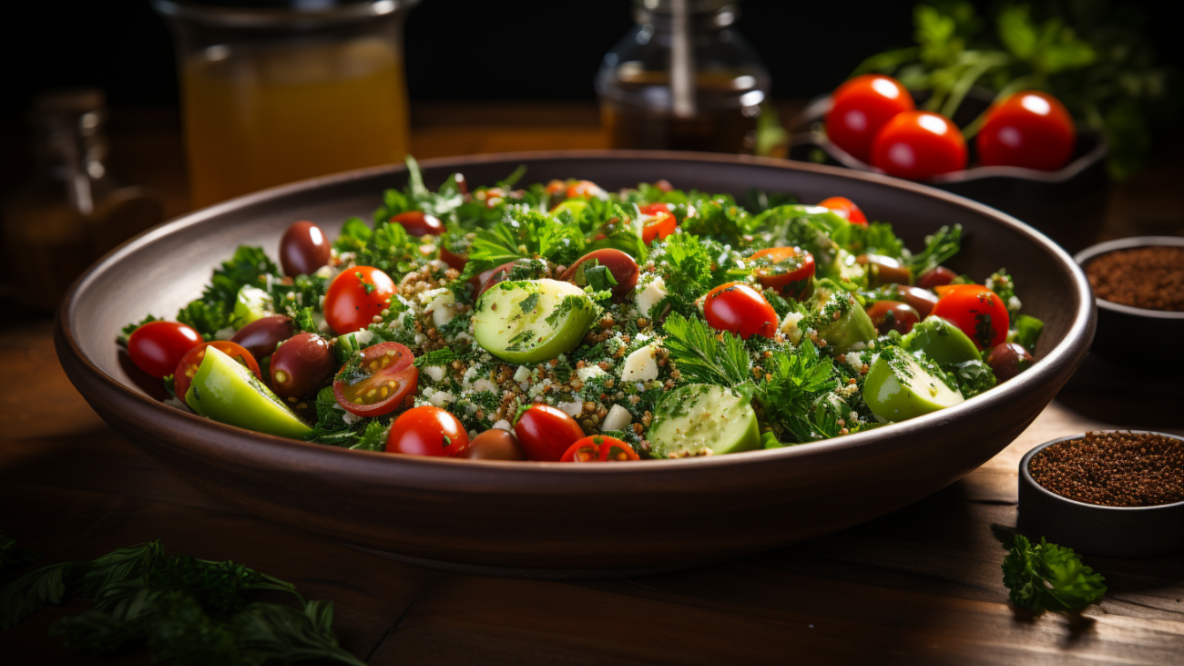 A_vibrant_bowl_of_Mediterranean_Quinoa_Salad_99b8c403-7b08-474f-8eb1-8b627504dba1