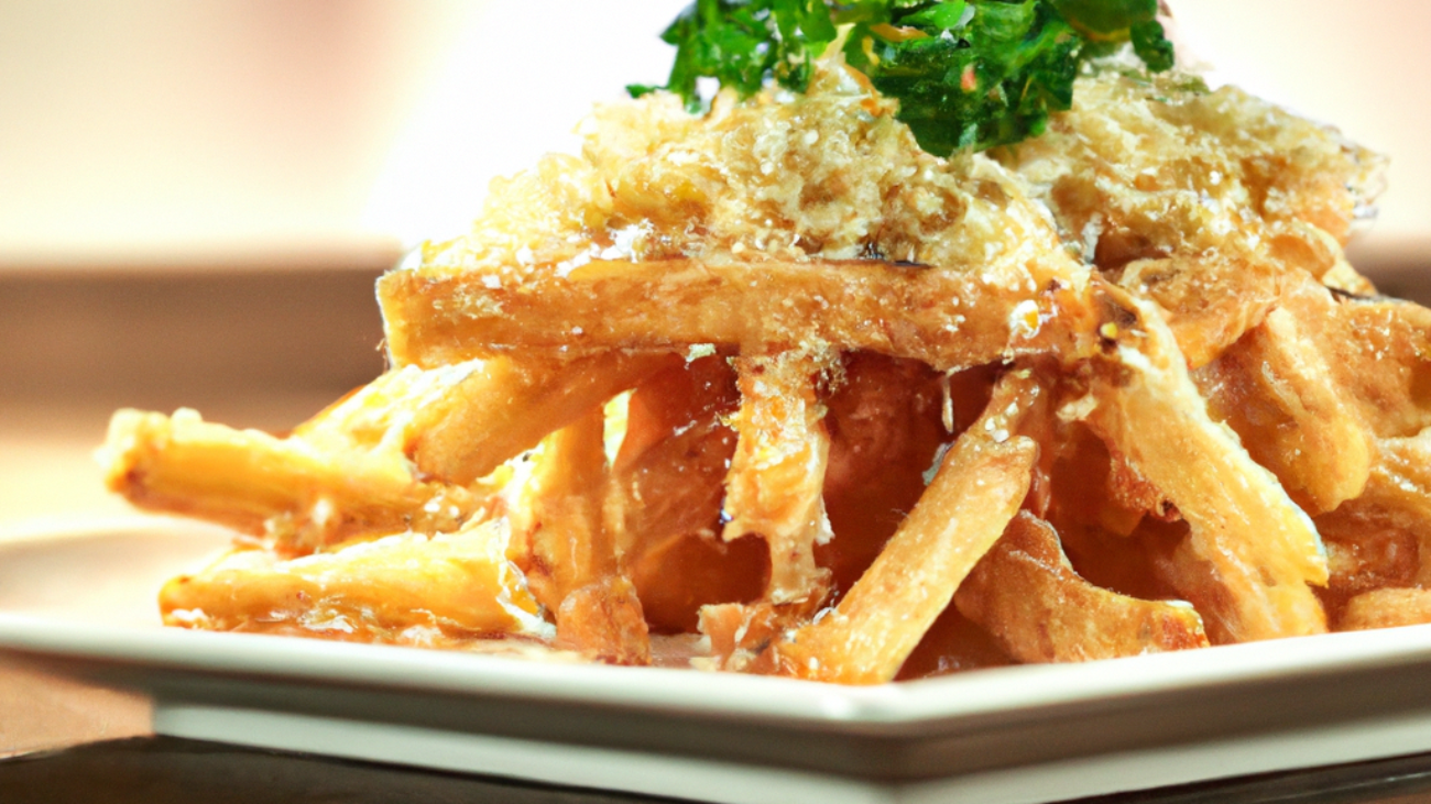 Crispy Baked Parmesan Matchstick Fries