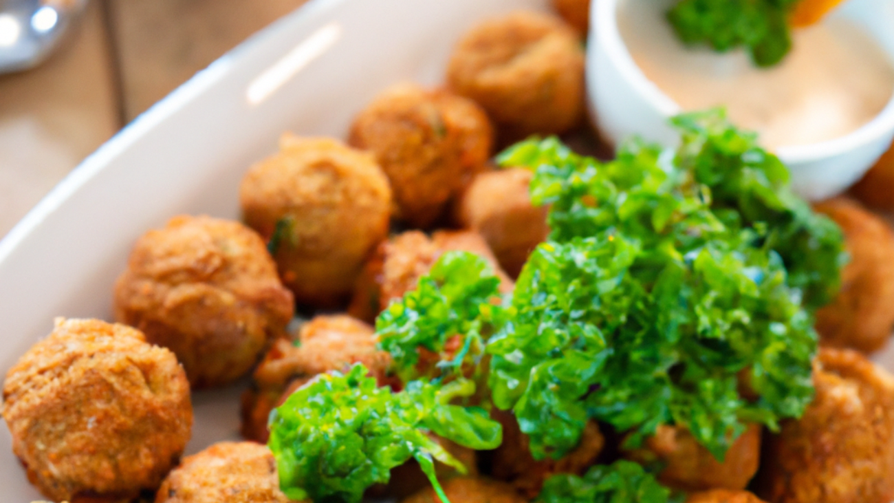 Crunchy Veggie Bites with Tangy Yogurt Dip