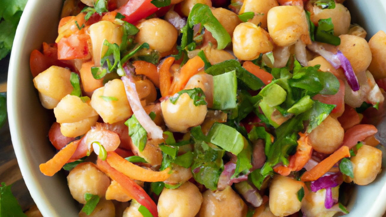 Nourishing Chickpea Salad Bursting with Deliciousness