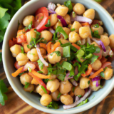 Nourishing Chickpea Salad Bursting with Deliciousness