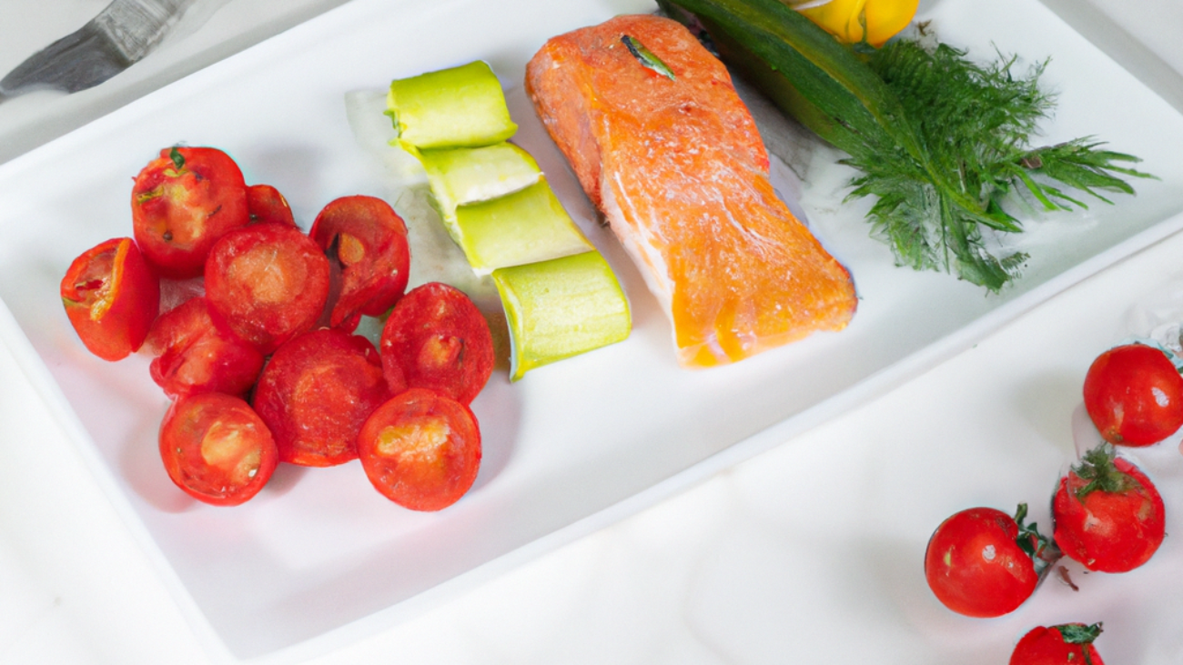 Oceanic Salmon Plate: A Gourmet, Low-Carb Delight