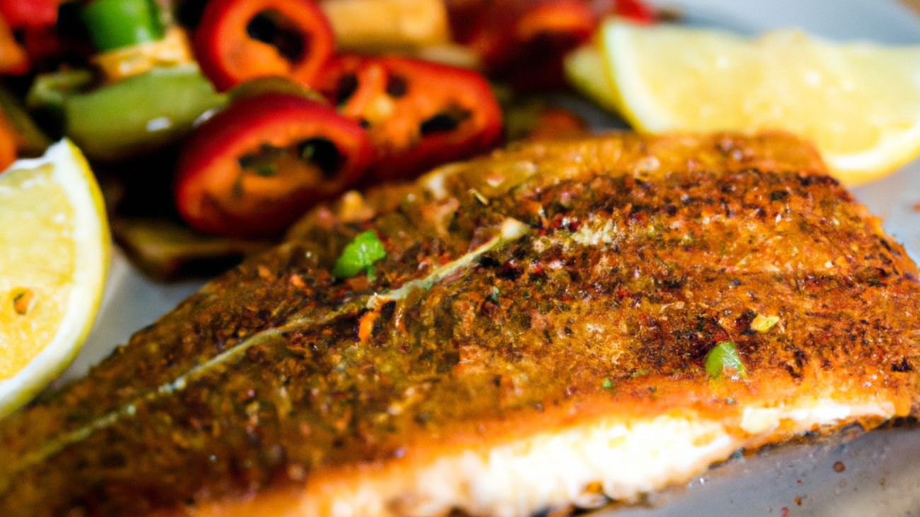 Air Fried Cajun-spiced Sea Bass: The Healthy and Savory Choice