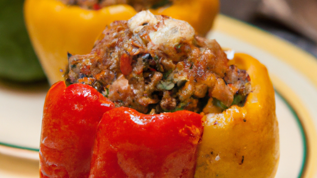 Ethereal Evening Entrée: Savory Stuffed Bell Peppers