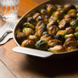 Exquisite Air Fried Brussels Sprouts with Maple Glaze