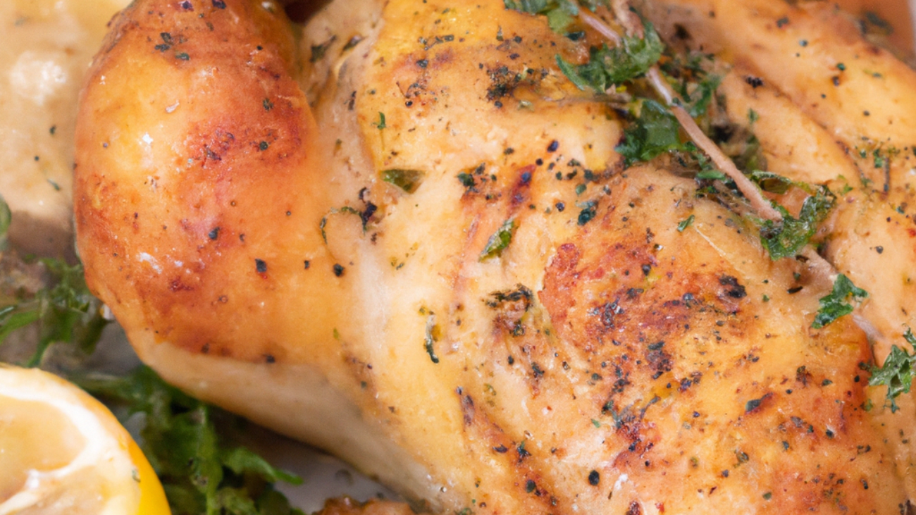 Oven-Roasted Chicken with Herbs