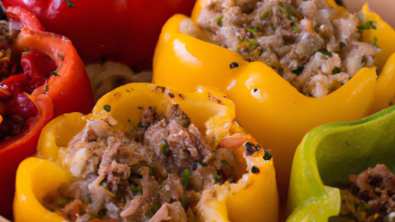 Palate Pleasing Paleo Stuffed Bell Peppers