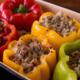 Palate Pleasing Paleo Stuffed Bell Peppers