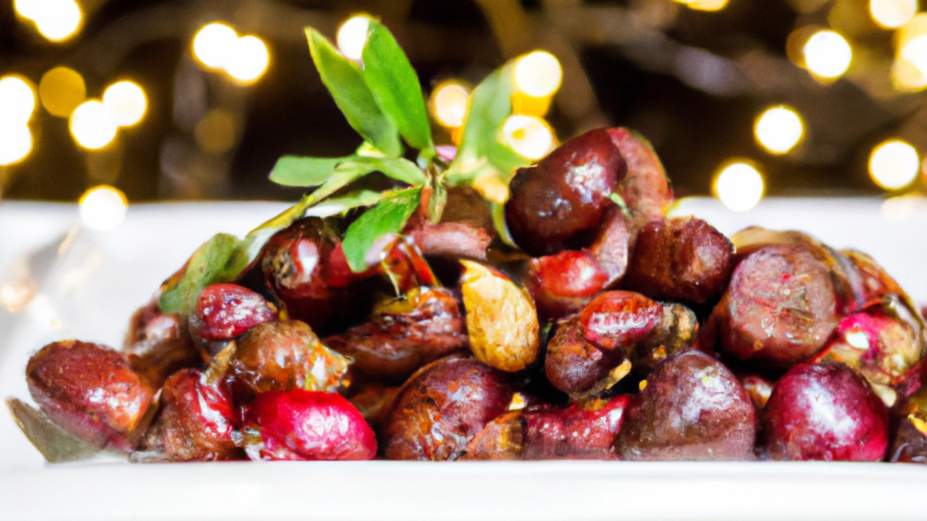 Roasted Chestnut and Cranberry Stuffing