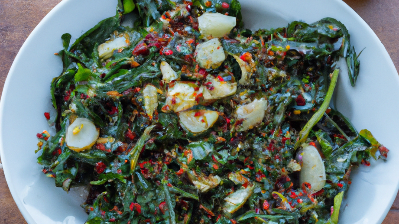 Savory Garlic Sauteed Spinach