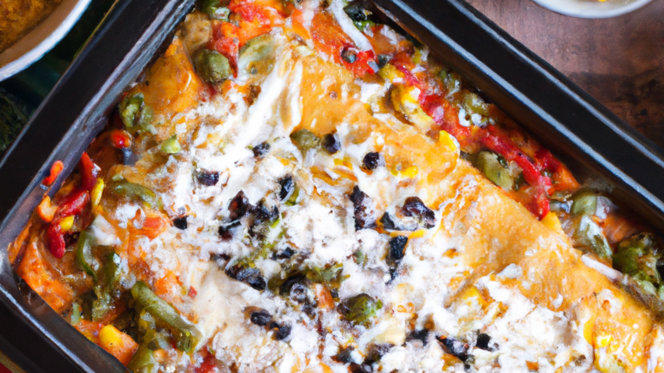 Tex-Mex Inspired Vegetarian Enchiladas