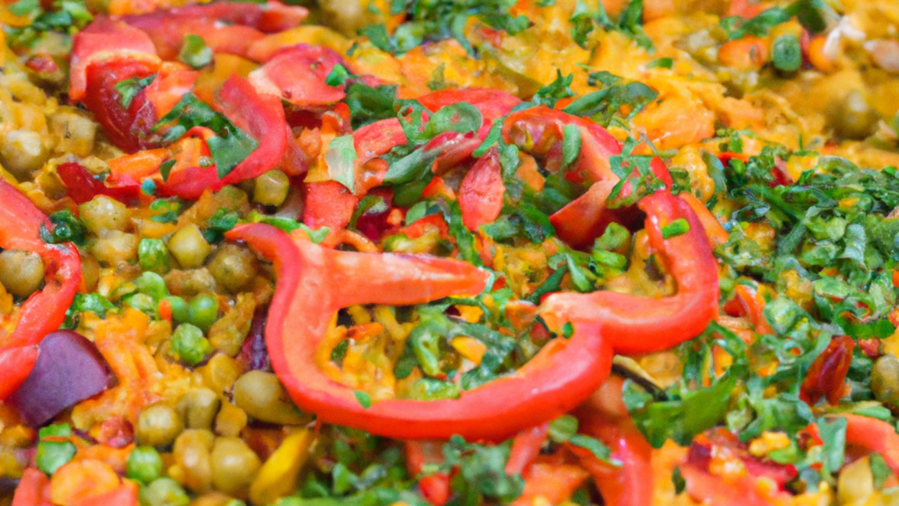 Vegetable Paella Extravaganza