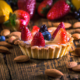 Almond and Fruits Tart Food Recipe