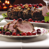 Festive Cranberry and Nut-Stuffed Roast