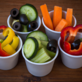 "Healthy Veggie Cups: An Easy and Nutritious Snack"