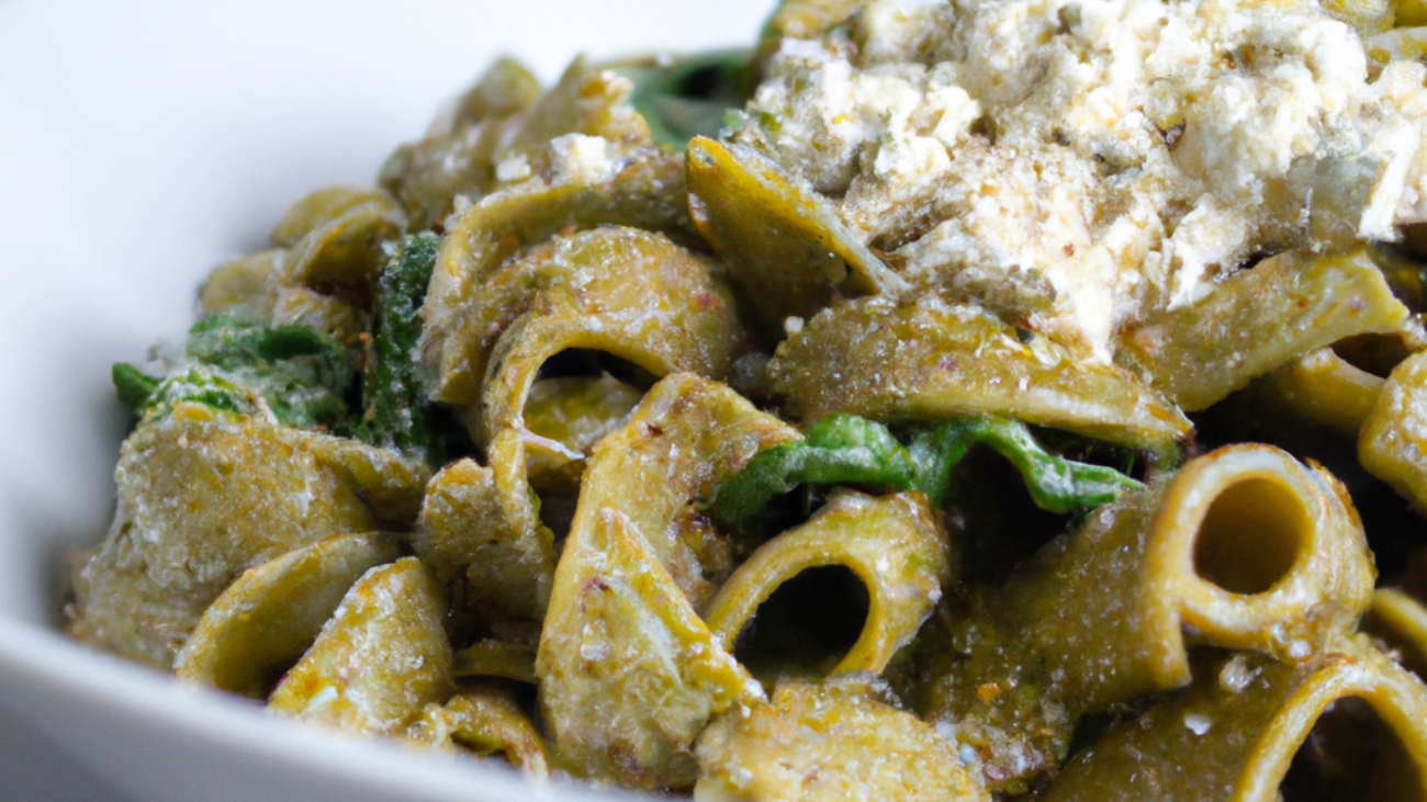 Low-Fat Spinach and Ricotta Pasta Delight