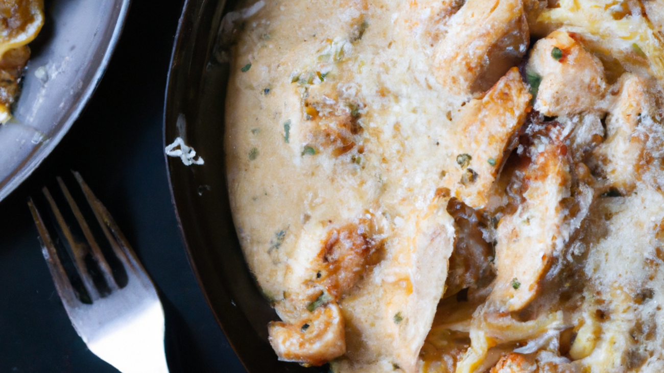 Simply Savory Chicken Alfredo for Two