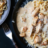 Simply Savory Chicken Alfredo for Two