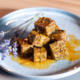 "Spiced Tempeh with Lavender Infused Honey Glaze"