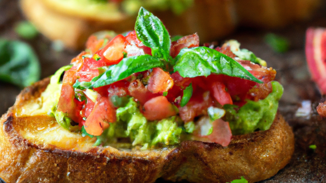 Zesty Avocado Bruschetta