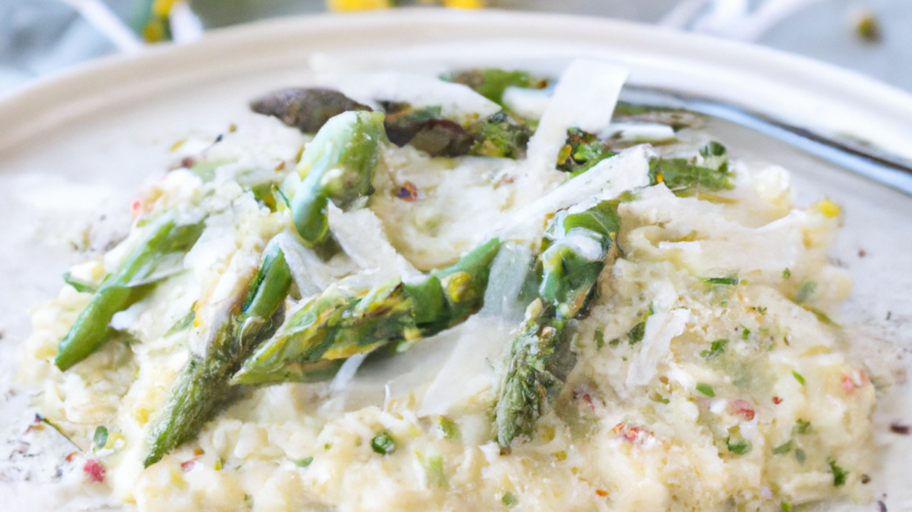 Heartwarming Asparagus Risotto: Essential Spring Food Recipe Delight