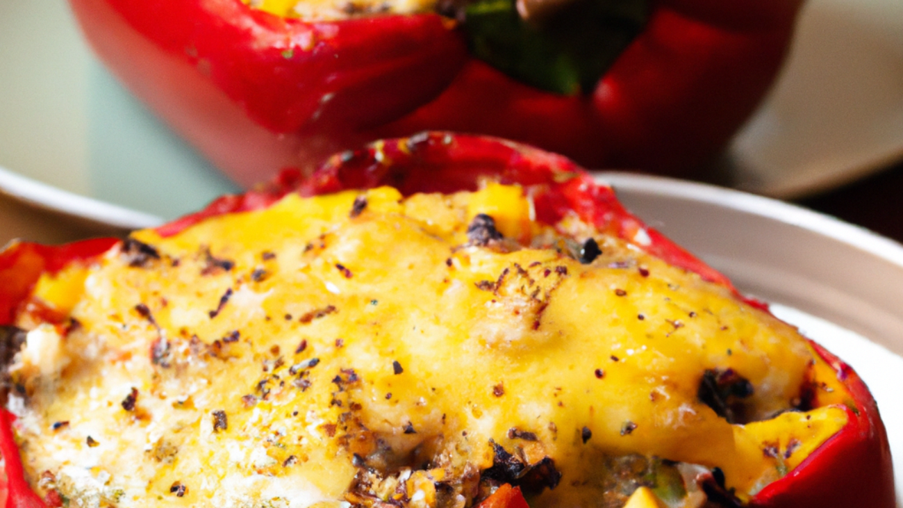 Herb-infused Stuffed Bell Peppers