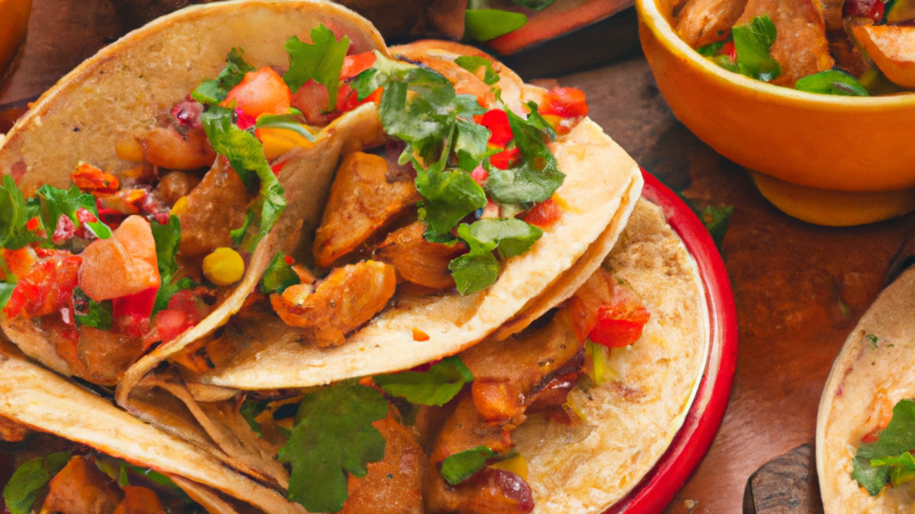 Spiced Turkey Tacos with Refried Beans