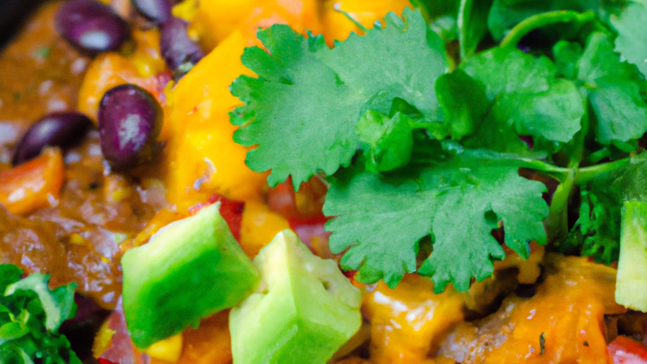 Tasty Tex-Mex Vegan Chilli Bowl