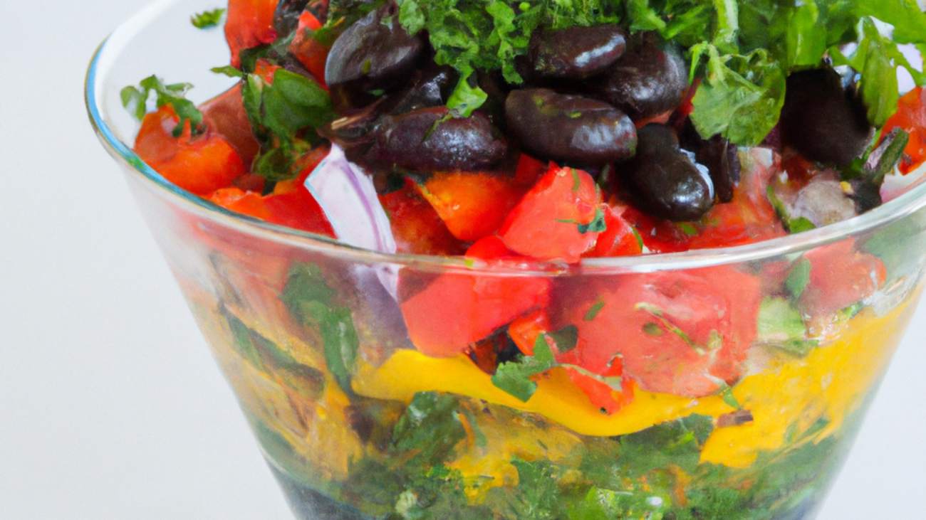 Zesty Layered Fiesta Salad: A Fresh Ode to Salads