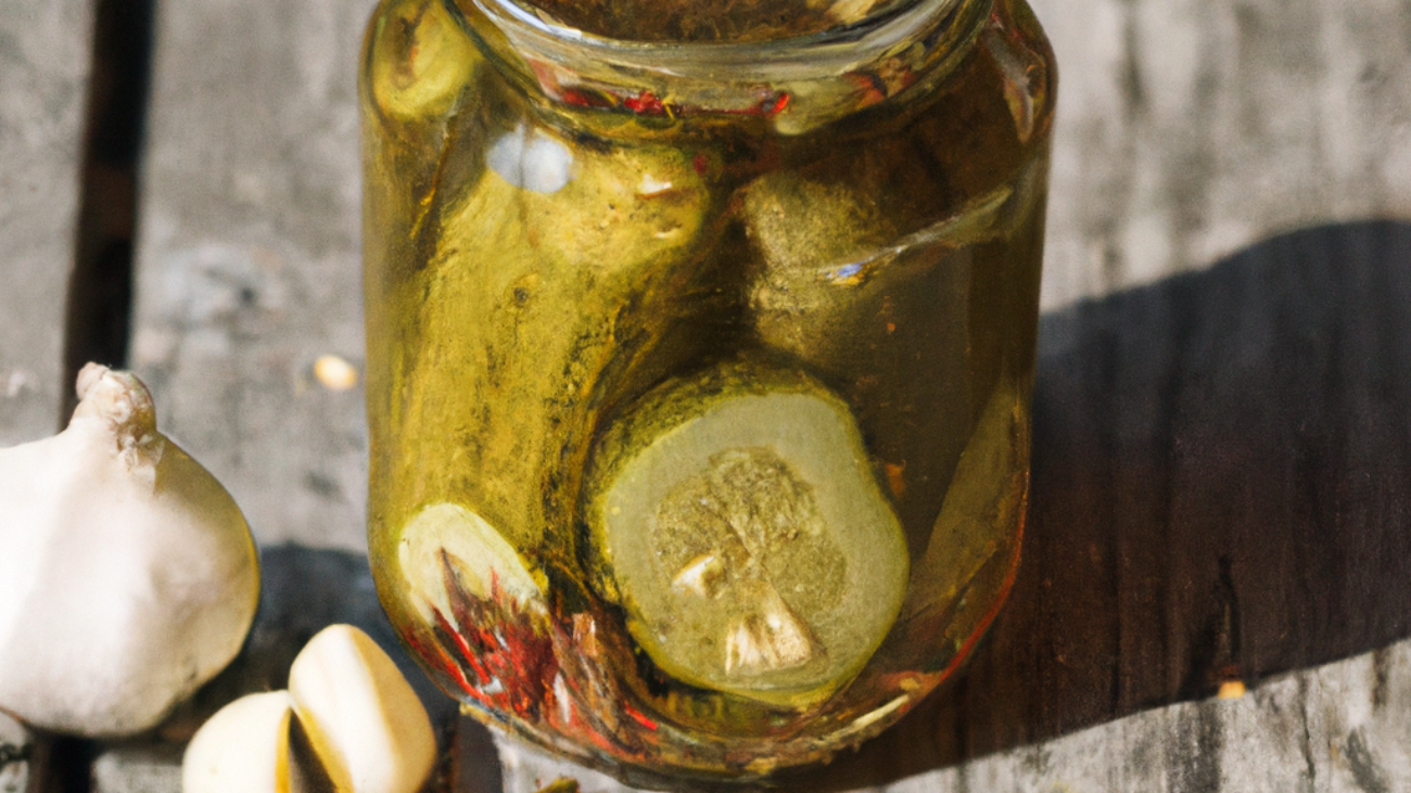 Homemade Tangy Pickle Preserve