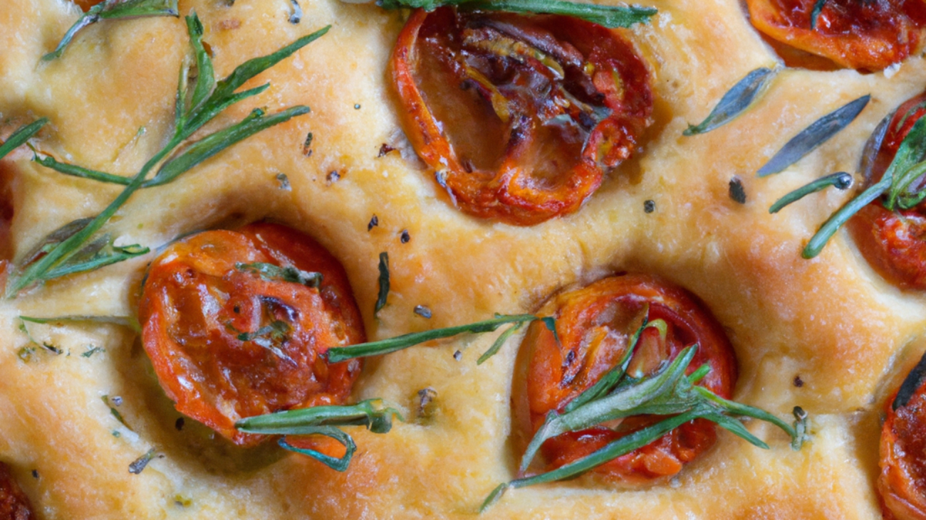 Roasted Tomato and Herb Focaccia