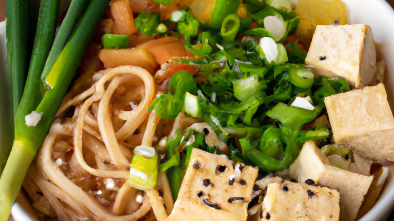 Tangy Asian Fusion Noodle Bowl Recipe